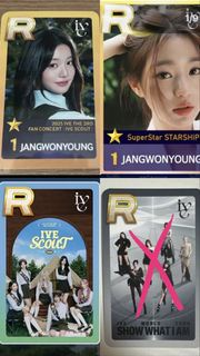 收)IVE 員瑛 wonyoung 小卡 遊戲卡 superstar