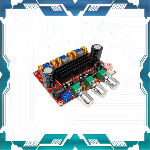 M139 Old 2.1 Channel Digital Amplifier Board TPA3116D2 2×50W+100W 12V-24V Wide Voltage Power Amp Mod