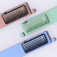 AJAZZ 308i Wireless Bluetooth Keyboard, Retro Typewriter Design With Gradient Colorful Round Keycaps
