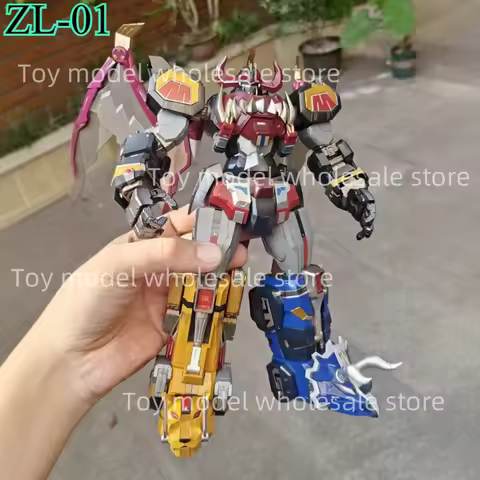 In Stock New Burst Model ZL-01 KO FLAMETOYS BEAST LORD Dragon Caesar Megazord Alloy Finished Product