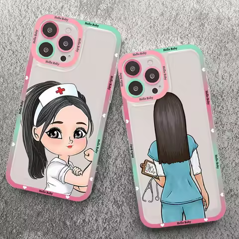 Nurse Medical Medicine Health Heart Phone Case For iPhone 15 14 13 12 11 Pro Max Mini XS MAX X XR SE