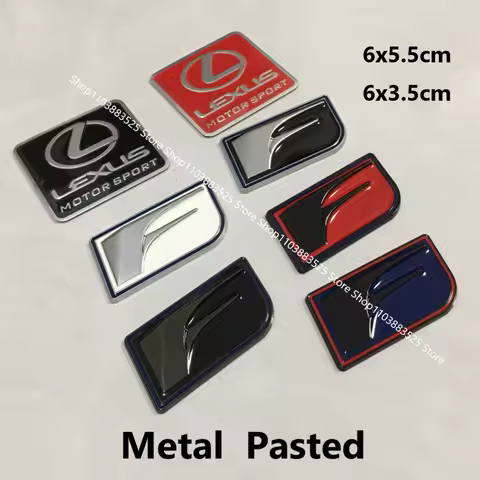 Universal Emblem Badge Sticker For Lexus GS GX IS LS LX NX RX UX CT LC RC F RX300 ES200 SPORT CT200H