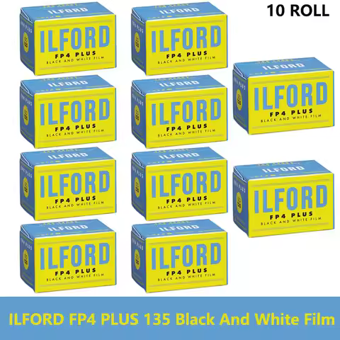 1-10 Rolls ILFORD Black And White Film FP4 PLUS 125 135 Vintage Edition For Kodak Fujifilm 135 Film