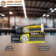 ZP Antibacterial Charcoal Adult Toothpaste Tube 120g