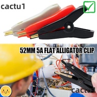 CACTU LCR Kelvin Alligator Clamp DIY Cable Battery Metal Test Clips Insulated LCR Kelvin Clip