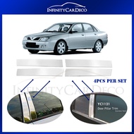 Proton Waja 4pcs Chrome Door Window Pillar Trim Cover