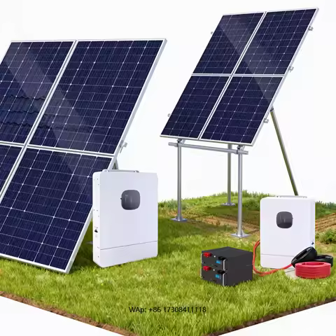 430W 550W Solar Photovoltaic Monocrystalline Panels Lithium Battery 10KWh 15KWh Hybrid Grid Power St