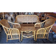 Rattan Sala Set 4pc with center table