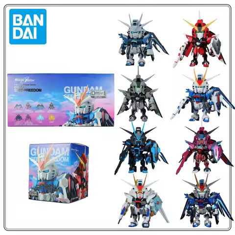 New in Stock Bandai Qmsv Ascend Gundam Blind Box Seed Theater Edition Freedom and Justice Gundam Mod