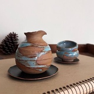 冷嵐 德利酒器組 清酒壺與酒杯兩入 | 陶器皿