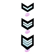 MERAH Rank BADGE I, II, III (BSMM / PBSM / Red Crescent)