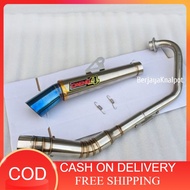 Daeng4 Exhaust DaengSai4 BIG elbow Raider 150 Carb/Fi 150 Snper 135/150/155 Tmx 125/155 Euro 150 Vip