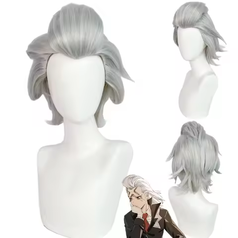 Anime Dr. Stone Science Future Dr. Xeno Houston Wingfield Cosplay Wig Jarrow Doctor Wigs Scientist H