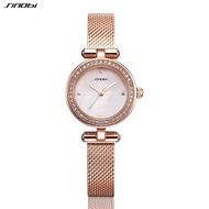 Sinobi Design Women Watches Fashion Rose Golden Woman's Quartz Wristwatchs Top Luxury Waterproof Ladies Clock Relojes SYUE