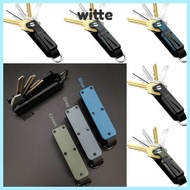 WITTE Keys Fob with Clip, Holds 2-6 Keys with Screwdriver Key Organizer,  Multi-function Modern Meta