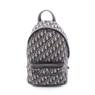 【二手】Dior RIDER Oblique 兒童雙肩包 11087847 海軍藍帆布皮革 Oblique RIDER 雙肩包 小號 男女通用