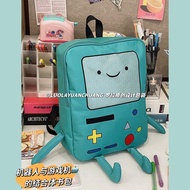 Bmo Time Backpack Student School Bag Anime Junior High School Backpack bmo Time Backpack