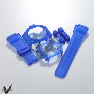 (Vcustom) G-9300 MUDMAN MATTE " BLUE " BAND AND BEZEL WATCH STRAPS