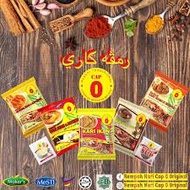 [READY STOCK]25g Serbuk Rempah Cap O KARI Ikan dan ayam ORIGINAL Kedah Bumiputera,Produk muslim HALALAN TOYYIBAN