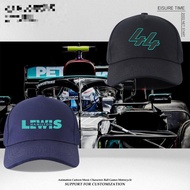 Men's And Women's Baseball Cap Racing Team Hamilton AMG Mercedes-AMG Racin Black No. 44 For Men And 