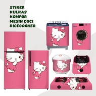 MESIN Sticker Refrigerator Stove Washing Machine Ac Dispenser Sticker Hello Kitty Motif 29 0.883620995886152