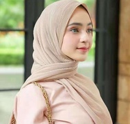 Hijab Pashmina Plisket Lidi Full Terbaru Ukuran 180x75Cm Bahan Ceruty Premium Warna Terlengkap