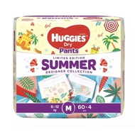 Huggies Dry Pants SUMMER Special Edition M60+4 (Ready Stock)