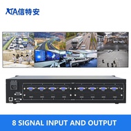 8x8 16x16 VGA To HDMI Matrix Switcher HD Mixed Plug-in Matrix Video Switcher 8 In 8 Out With HDMI/DV