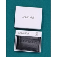 Calvin Klein Men's Wallet; BLACK; Bifold; Slim