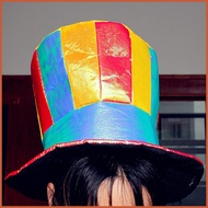 Clown Crazy Hat Crazy Top Clown Hat Rainbow Hat Adult Rainbow Costume Top Hat Clown Top Hat Carnival