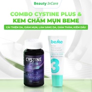 COMBO Cystine Plus & Beme Acne Cream - Improves Skin, Reduces Acne, Brightens Skin, Reduces Dark Spo