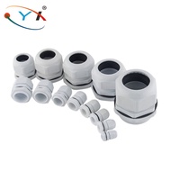 Waterproof Cable Gland Plastic Entry IP68 PG7 For 3-6.5mm PG9 PG11 PG13.5 PG16 PG19/21 White Black N