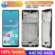 Screen for Samsung Galaxy A42 5G A426B A426B/DS Lcd Display Digital Touch Screen with Frame for Sams