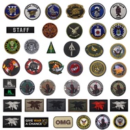 Velcro Patch Unique Badge Holy War Epidemic Responding Group Cloth Label 3D Embroidered Backpack Arm