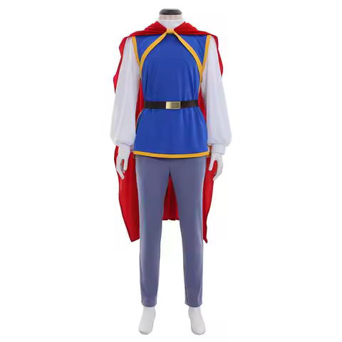Florian Cosplay Costume Outfits Adult Men Charming Prince Roleplay Top Pants Vest Belt Cape Full Set
