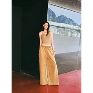 [DEZUS] Women's Wide-Legged Trousers with Stretch Technology - AMATRAM PANTS - Y4WW250416