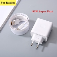 【Hot deal】 80W SuperVooc Charger EU/ QC3.0 Fast Charge Adapter 1M TYPE C Cable For GT Neo 2 3T 9 i 1