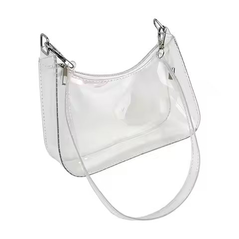Clear Bag Waterproof Lightweight PVC Pouch Organizer Concert Bag shoulder bag for Concert Events Par