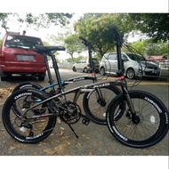 Xds k2 folding bike (2x9speed with hydraulic oil diskbrakes) free 10gifts