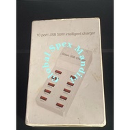 USB CHARGER 10 PORT 50 WATT TRAVEL/ USB CHARGER ADAPTOR 10 PORT 50 W