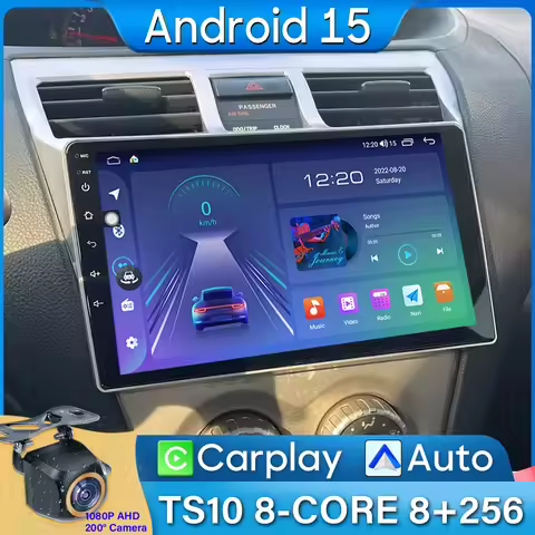 For Toyota VIOS Yaris 2007 2008 2009-2012 Car Radio Android 15 Video Navigation GPS Android Auto And