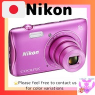 Nikon Digital Camera COOLPIX S3700 Pink 8x Optical Zoom 20.05 million pixels S3700PK direct from jap