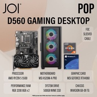 JOI POP D560 GAMING PC ( RYZEN 5 5500, 16GB, 500GB, RTX4060 8GB, W11P )