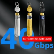 KAIYUE 8K 60Hz 40Gbps USB4 Type C to C Cable PD 240W Fast Charging Portable Keychain Short Flexible 