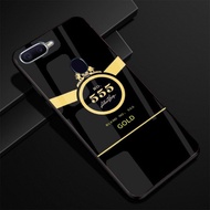 OPPO F9, OPPO A7, OPPO A5S, OPPO A12 CASE 555 HIGH QUALITY TEMPERED GLASS BACK.