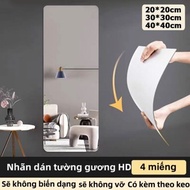 Full Body Mirror Wall Mirror Wall Mirror Wall Stickers Shatterproof Wall Stickers, Closet Stickers, 