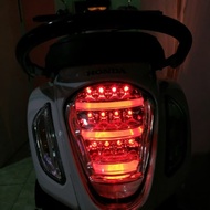 Lampu Stop Led JPA Scoopy Fi Senja Merah