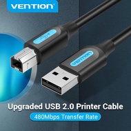 Vention USB 2.0 Print Cable USB 2.0 Type A Male To B Male Sync Data Scanner USB Printer Cable 1m 2m for HP Canon Epson Printer