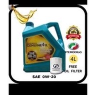 Perodua Engine Oil 0w20 4L