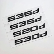 ABS Car Rear Badge Letters Decal for BMW E60 E34 F10 G30 E39 logo 518d 520d 525d 528d 535d 540d 530d